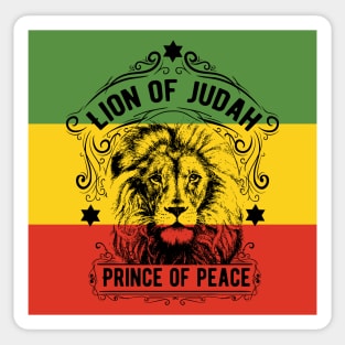 Lion of Judah Prince of Peace Sticker